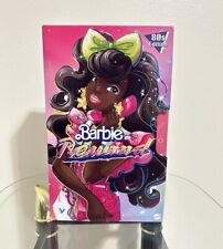 Barbie Rewind Doll Curly Black Hair 80S Edition Inspired Slumber Toy Gift New
