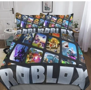 Roblox Double Duvet Cover With 2 Pillowcases. Microfibres Brand New - Picture 1 of 2