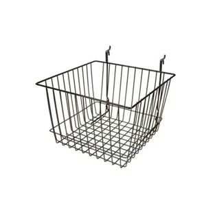 12″x12"x8" Slatwall Gridwall or Pegboard Multipurpose Wire Baskets Pickup Only - Picture 1 of 3