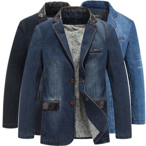 Unbranded Denim Blazers for Men for 