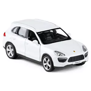 1:36 Porsche Cayenne Die Cast Modellauto Spielzeug fur Kinder Jungen Weiß - Bild 1 von 7