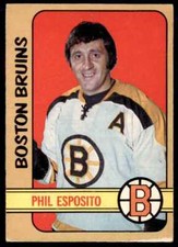 1972-73 O-Pee-Chee Phil Esposito HOF Boston Bruins #111