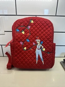 Vera Bradley Mini Backpack Festive Toy Story Red NWT Jesse Pixar Christmas - Picture 1 of 3