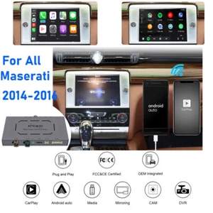 For Maserati/ Dodge Wireless Carplay, Android Auto Retrofit Decoder Car Upgrade - Picture 1 of 7