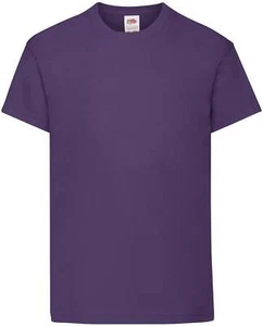 Camiseta Fruit Of The Loom 61019 Niños Original Algodón Manga Corta Color Principal - Imagen 1 de 43