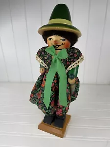 STEINBACH DE COLECCIÓN SEÑORA FRAU GERTRUDE MANZANA DAMA CASCANUECES ALEMANIA LEER PIEZAS FALTANTES - Imagen 1 de 11