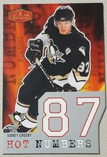 2007-08 FLAIR SHOWCASE Sidney CROSBY HOT NUMBERS DIECUT Scarce