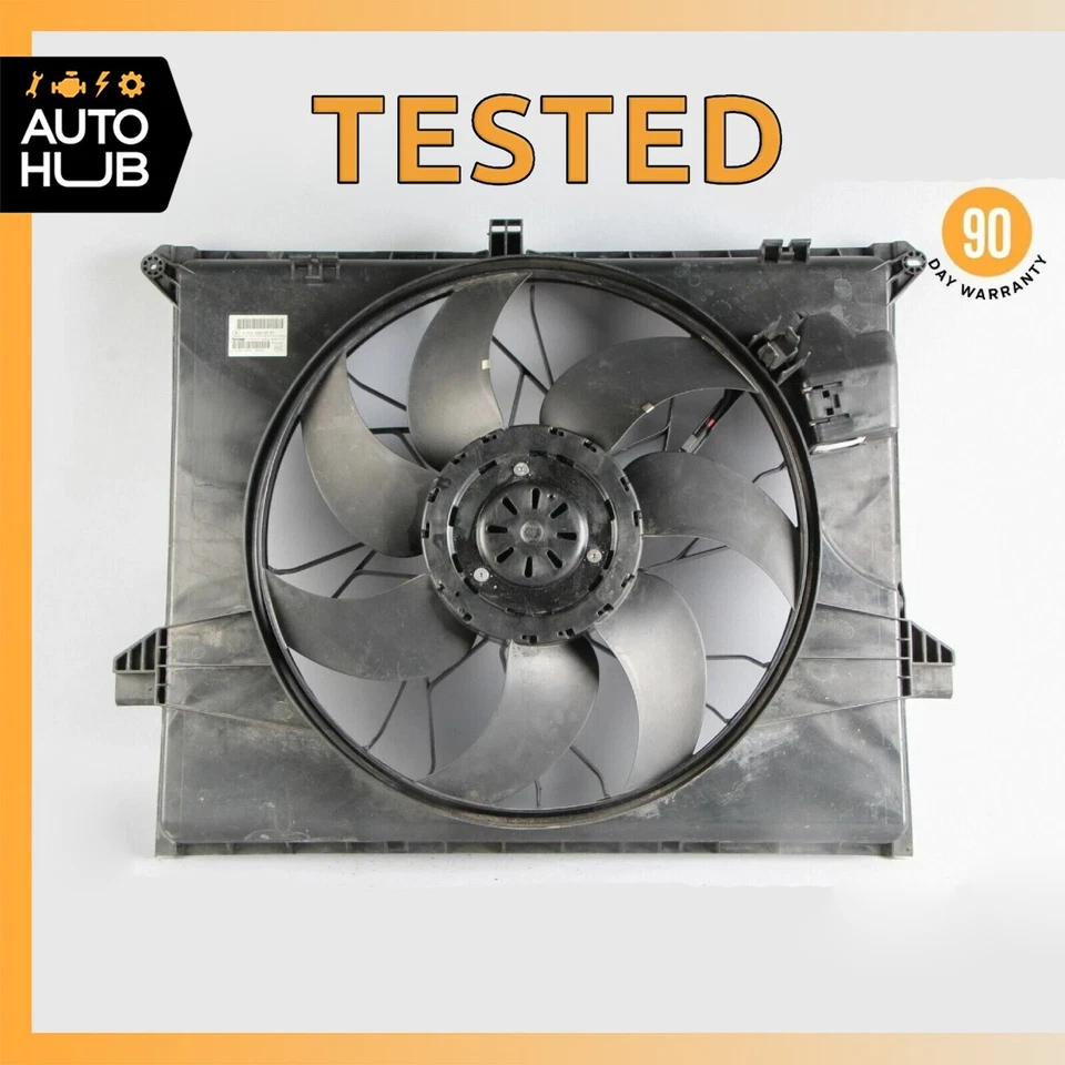 06-13 Mercedes W251 R350 ML350 Engine Cooling Fan Motor Assembly 1645000593 OEM - Image 1 of 4