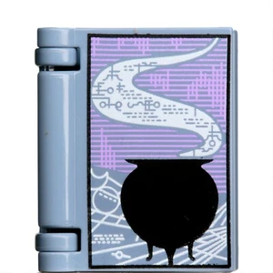 NEW LEGO - Figure Accessory - Book (Modern) Smoking Cauldron Sand Blue x1- Harry - Picture 1 of 2