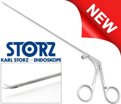 KARL STORZ 28164MZD ENT Nasal Delicate Micro Fine Curved (L) 5mm Jaw Scissors 8" - Image 1 of 4
