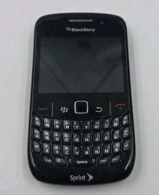 BlackBerry Curve 8530 Black Sprint Smartphone Untested No Battery Black - Image 1 of 4