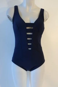 Womens Karla Colletto Seraphina Blue Cut-Out Underwire One Piece Swimsuit 16 - Picture 1 of 6