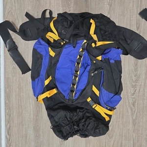 Kelty Coyote 4500 Unisex Blue Yellow Internal Frame  Backpack LARGE  No Lid - Picture 1 of 5