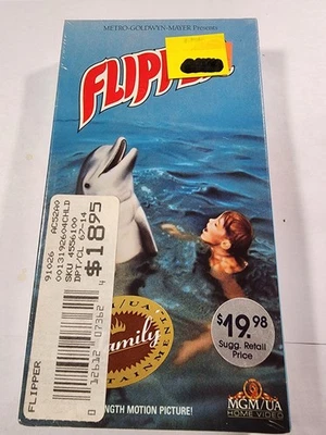 Flipper (VHS) 1963 Chuck Connors Factory Sealed V1 - Image 1 of 2