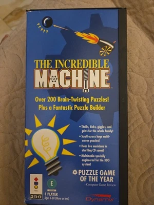 The Incredible Machine Panasonic 3DO Authentic Long Box Complete CIB - Image 1 of 4