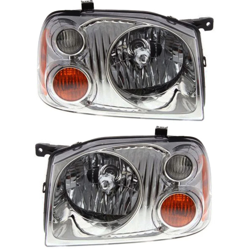 Juego de faros para Nissan Frontier Base XE 2001-2004 2 piezas izquierda y derecha Foto 1 de 4