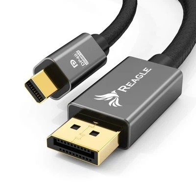 Reagle mini DisplayPort Ultra DP 2.0 8K 4K 240Hz THUNDERBOLT 3M Kabel - Bild 1 von 4