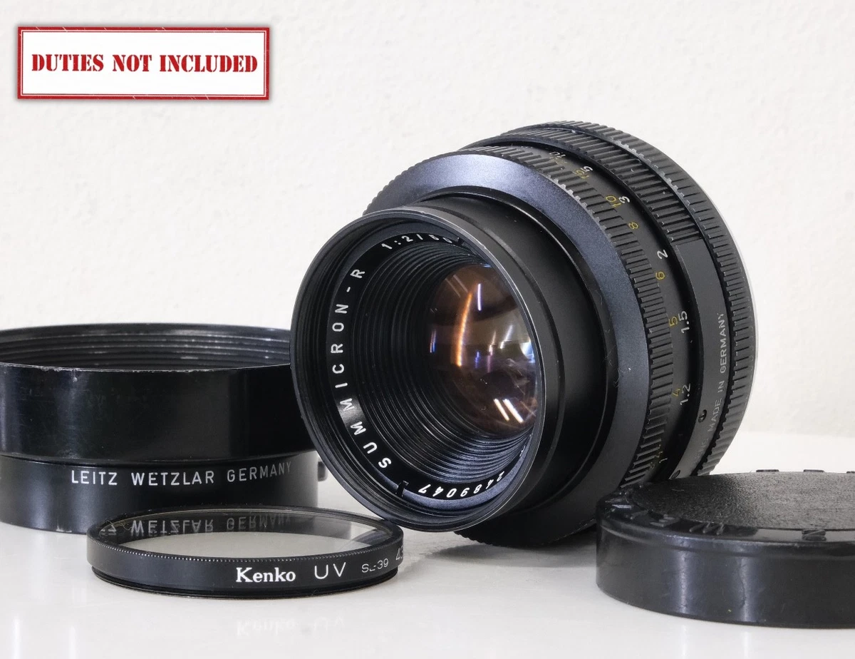 Leica SUMMICRON-R 35mm Focal f/2 Camera Lenses for sale | eBay