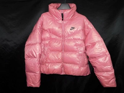 Nike M Pink Therma-fit City Series Puffer Jacket SPOTS Cropped Coat Full Zip Md - Image 1 of 4