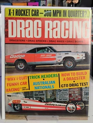 May  1968 Vintage Drag Racing Magazine Bagged And Boarded Nice! - Image 1 of 3
