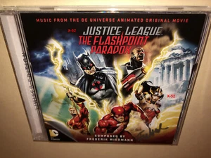 signed Justice League Flashpoint Paradox CD soundtrack Frederik Wiedmann batman - Imagen 1 de 11