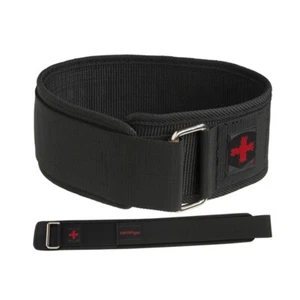 MILS 4" Nylon Belt Black Small 4" wide belt with 3" supports lower back - Picture 1 of 1