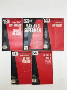 Lot of 5 Monarch Notes - Picture 1 of 10