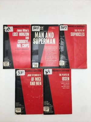 Lot of 5 Monarch Notes - Image 1 of 4