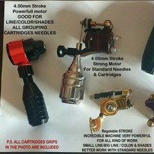 3 ROTARY TATTOO MACHINES - OCCASIONE !!!