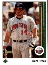 1989 Upper Deck Minnesota Twins Baseball Card #213 Kent Hrbek