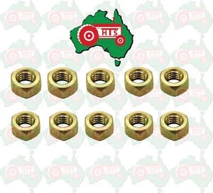 10 x Exhaust Manifold Nuts M8x1.25mm Fits For Steyr KOMPACT 4085 4095 485 495 - Picture 1 of 1