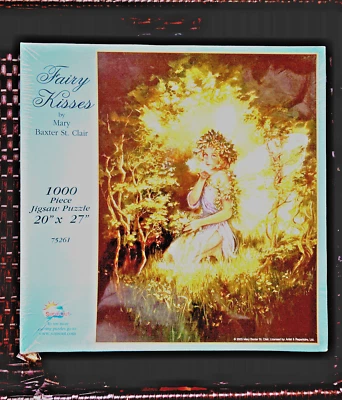 Suns Out Puzzle " Fairy Kisses" by Mary Baxter St.Clair 1000 Piece Jigsaw Puzzle - Image 1 of 2
