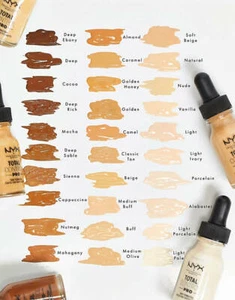 NYX Professional Makeup TOTAL CONTROL Drop Foundation .43oz 22 Shades YOU CHOOSE - Picture 1 of 89