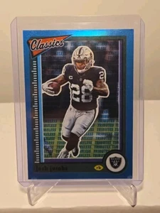 2022 Classics Josh Jacobs Timeless Treasures Blue Holo #ed 3/5 Oakland Raiders. - Picture 1 of 2