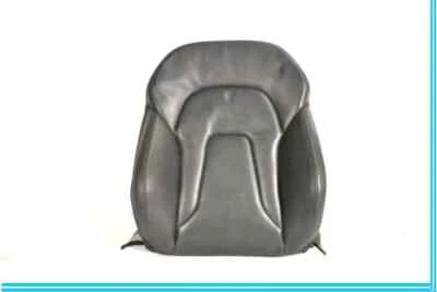 08-12 Audi A5 Front Right Passenger Seat Upper Cushion Cover Black OEM - Image 1 of 4