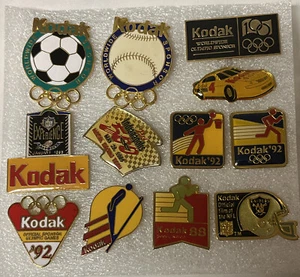 Juego de colección de pines olímpicos Kodak ~ deportes ~ lote de 12 - Imagen 1 de 13
