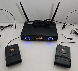 PYLE Compact UHF Wireless Microphone System PDWM2958B - Picture 1 of 13