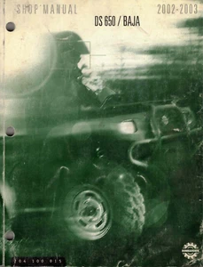 OEM Genuine Bombardier Dealer/Owner's Service/Repair Manual 2002-2003 DS650 - Picture 1 of 2