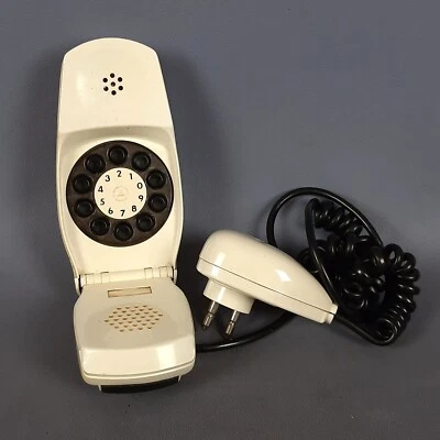Telefono Siemens Mod. Grillo Bianco Tedesco Zanuso Sapper Vintage Anni ‘60 - Immagine 1 di 4