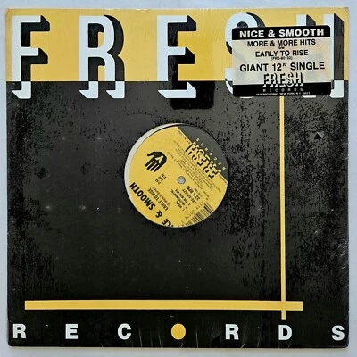 1989 - NICE & SMOOTH - MORE & MORE HITS / EARLY TO RISE - FRESH SEALED ORIGINAL - Image 1 of 2