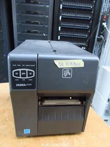 ZEBRA ZT220 USB Thermal 104mm Label Indstrial Printer Drucker - RIBBON ERROR - Afbeelding 1 van 4