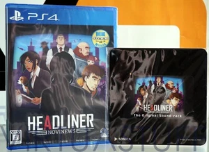 HEADLINER NOVINEWS PLAYSTATION 4, PS4 PHYSICAL JAPAN MARKET EDITION+PREORDER OSD - Picture 1 of 6