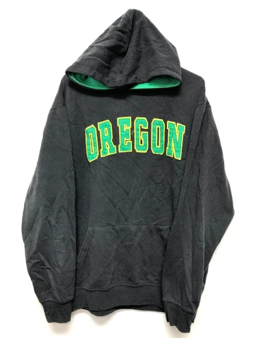 Stadium Athletics Mens Black Pullover Hoodie - NCAA Oregon Ducks - Size L Cover