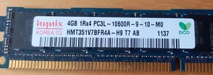 Hynix HMT351V7BFR4A-H9T7 4GB DDR3-1333/PC3-10600 VLP RDIMM 240-Pin CL9 - Bild 1 von 4