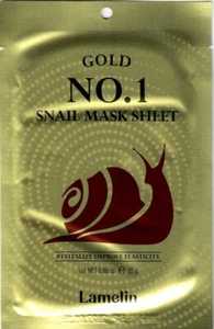 LAMELIN-Oro Nº 1 hoja de máscara de caracol - Imagen 1 de 2