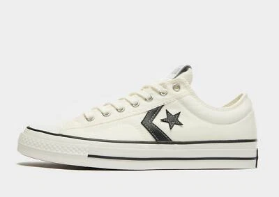 Genuine Converse Star Player 76 ® ( Men Sizes UK 6 & 9.5 ) Vintage White / Black - image 1 of 4