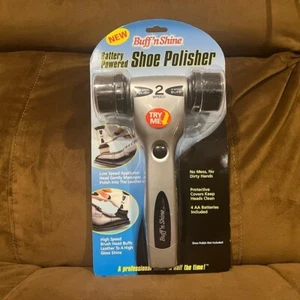 Battery Powered Portable Shoe Polisher 2 Speed Batteries - Picture 1 of 2