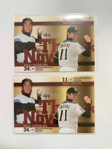 LOT2! Shohei Ohtani Rookie Card RC 2013 BBM Rookie Edition Then and Now Japan - Picture 1 of 12