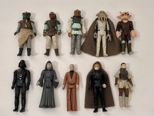 Vintage Kenner Star Wars Action Figure Lot Jabba Henchmen Jedi Luke 1977 1983