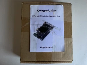 Trotwei Blue 10 Port SATA To PCI-e Expansion Card - Bild 1 von 3
